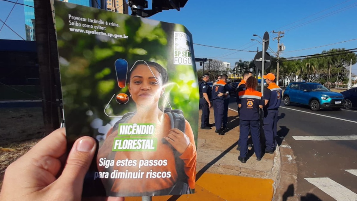 Campanha de conscientização na Praça XV