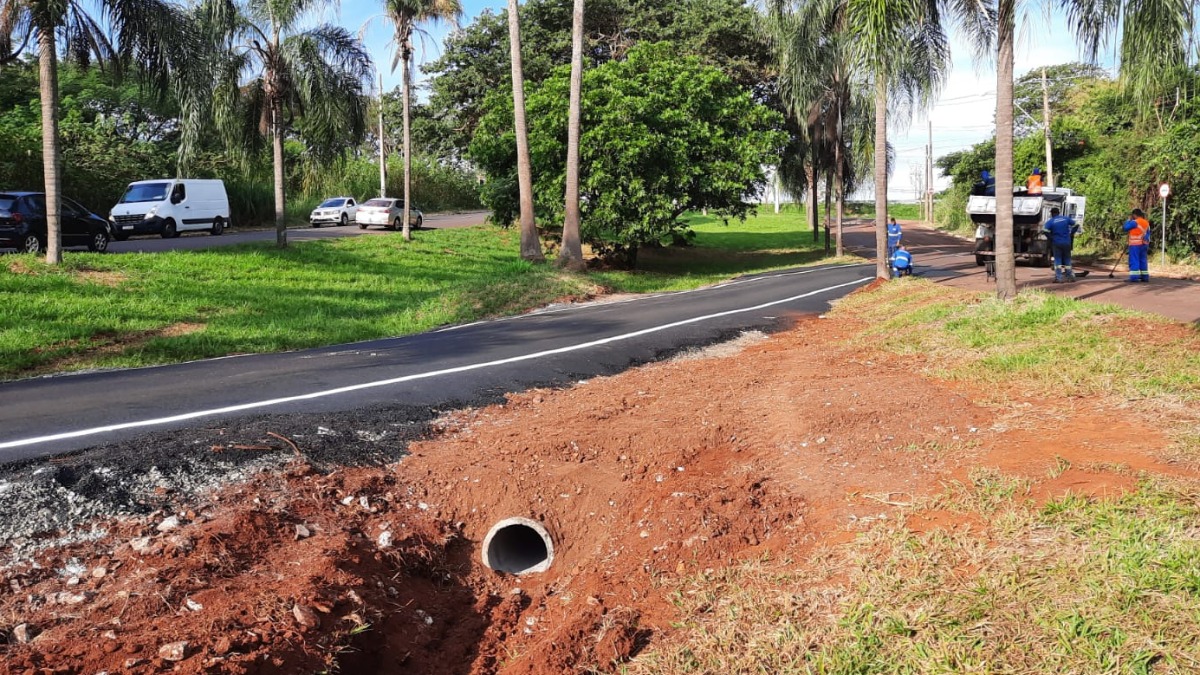 asfalto acesso Royal Park