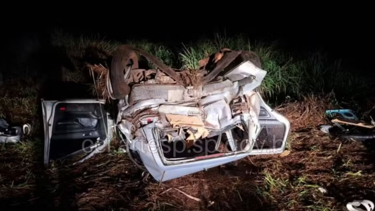 Acidente na rodovia Armando Salles de