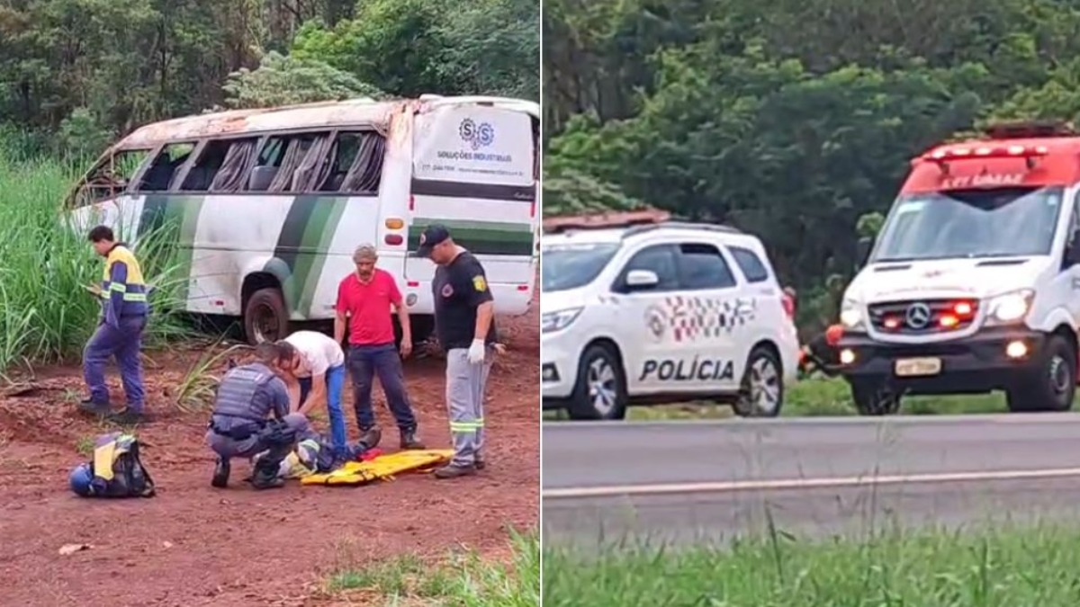 Acidente entre carro e micro