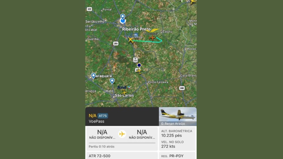 Problemas técnicos com ATR da Voepass