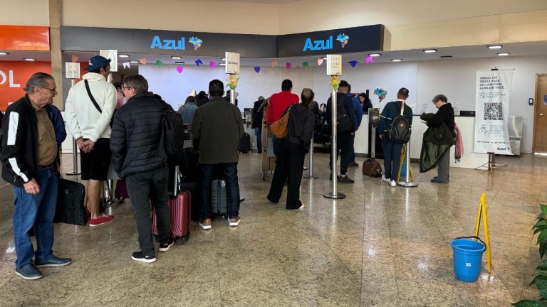 Acidente na pista de decolagem de