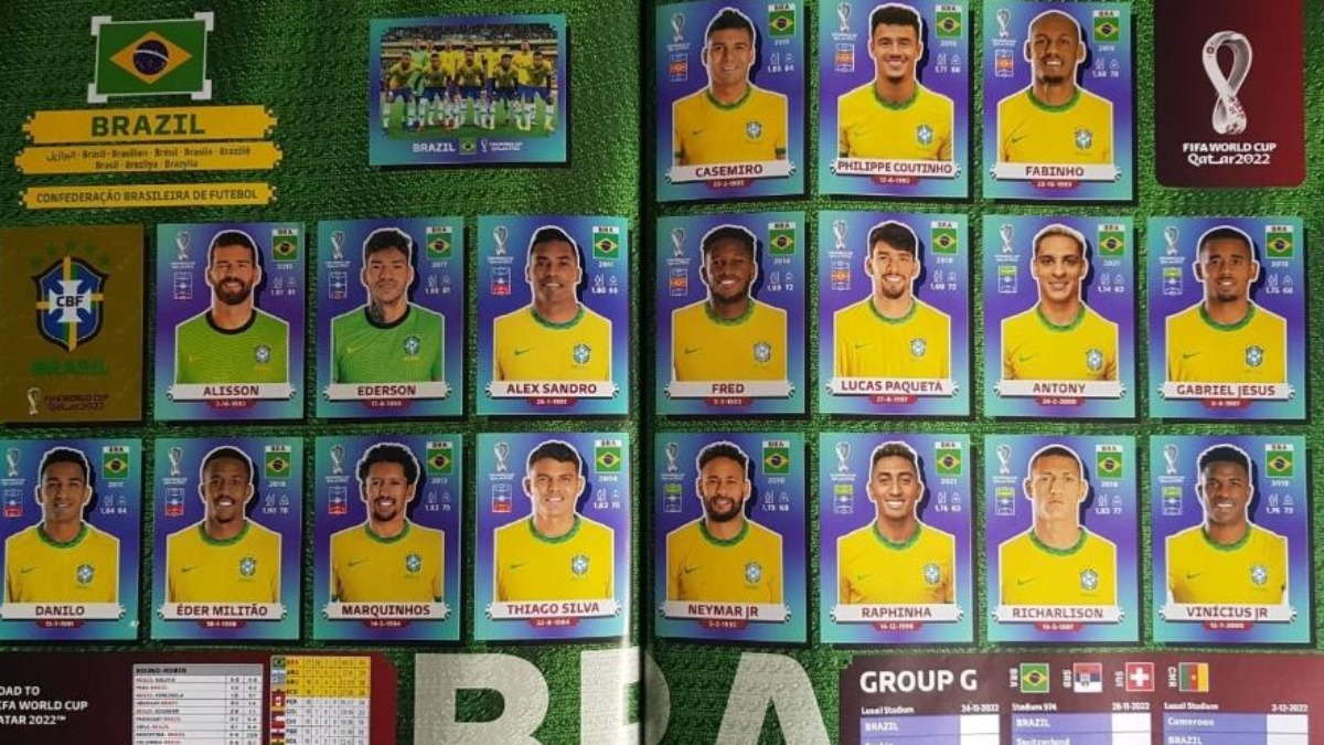 doação álbuns figurinhas