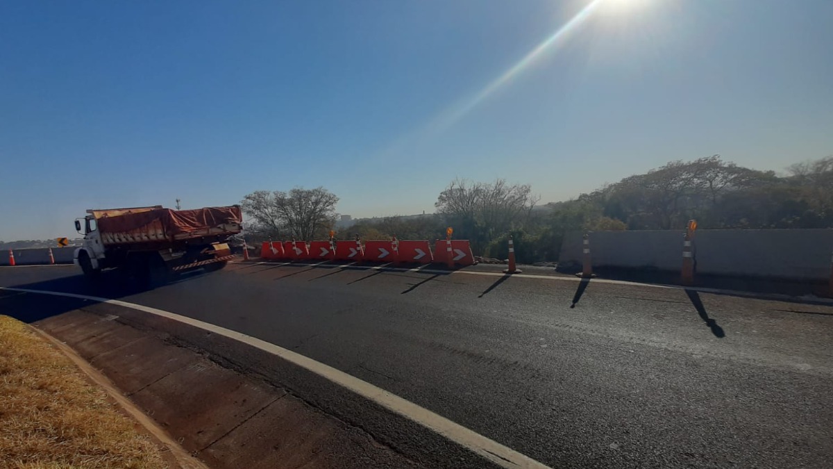 acidente carreta Anel Viário Sul