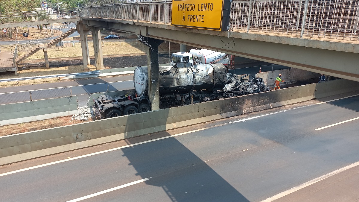 Anhanguera é parcialmente interditada no sentido