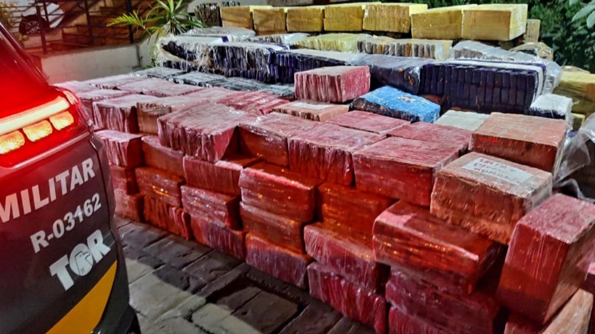 Apreensão de maconha