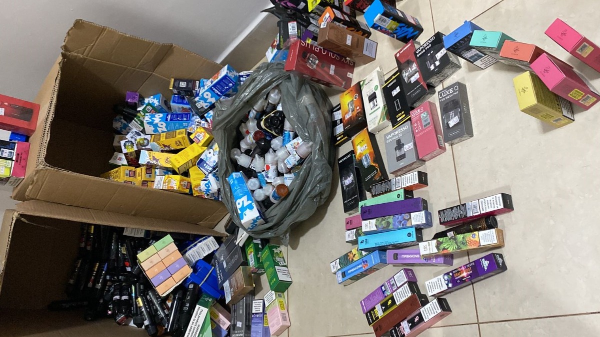 contrabando cigarros eletrônicos