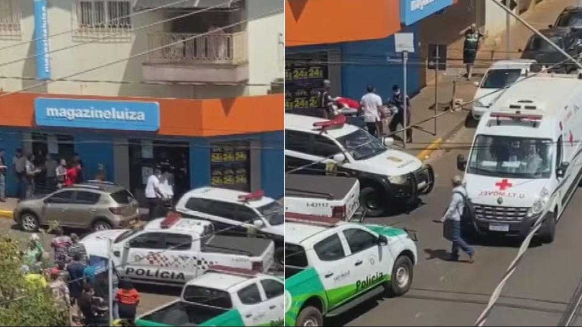 Adolescentes invadem loja