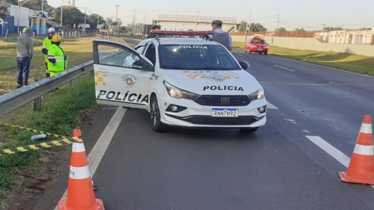 acidente carreta Rodovia Anhangura