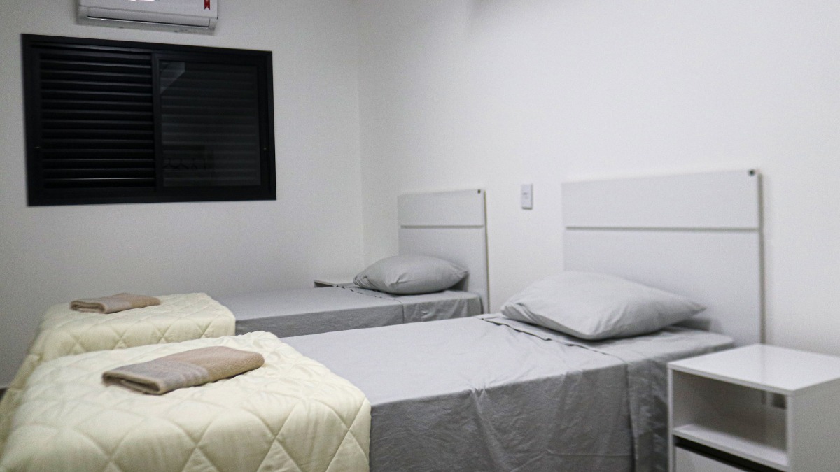 hotel dentro de estádio