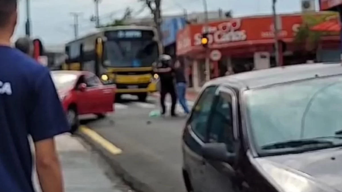 Briga de trânsito termina com um