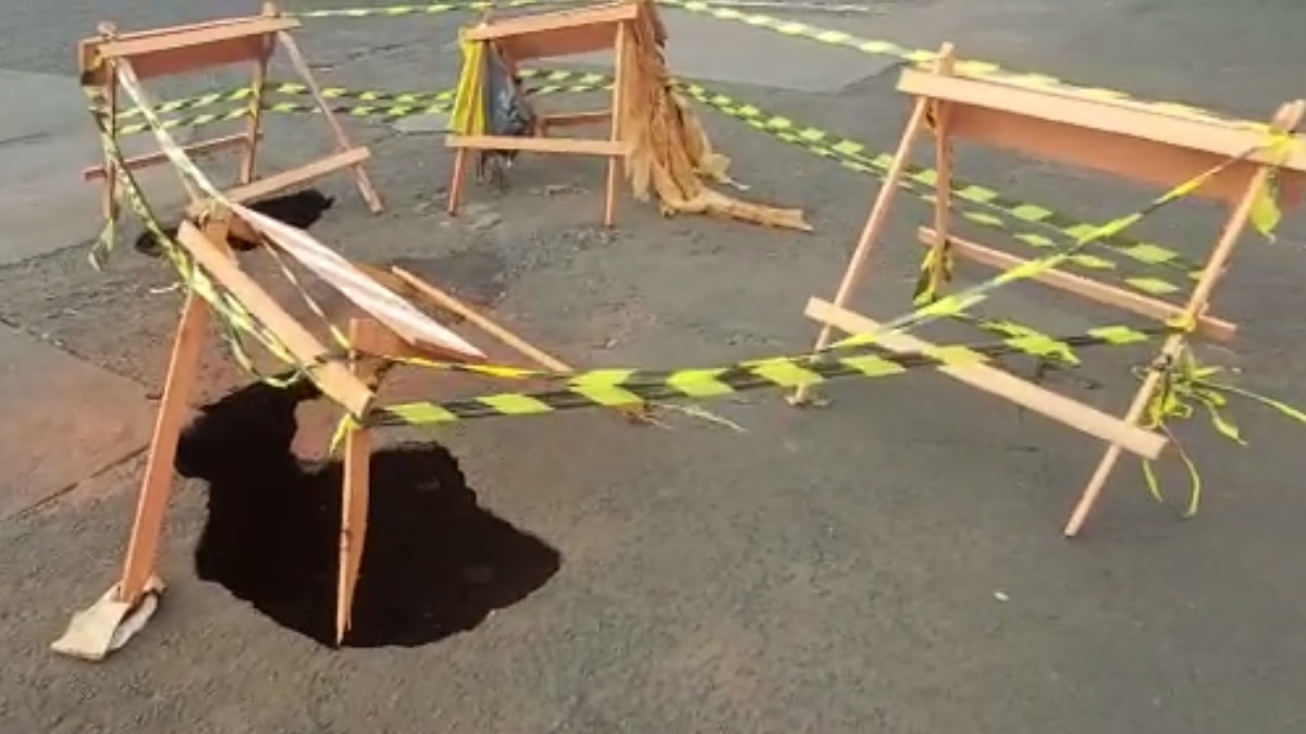 buracos rua Garibaldi José Leal