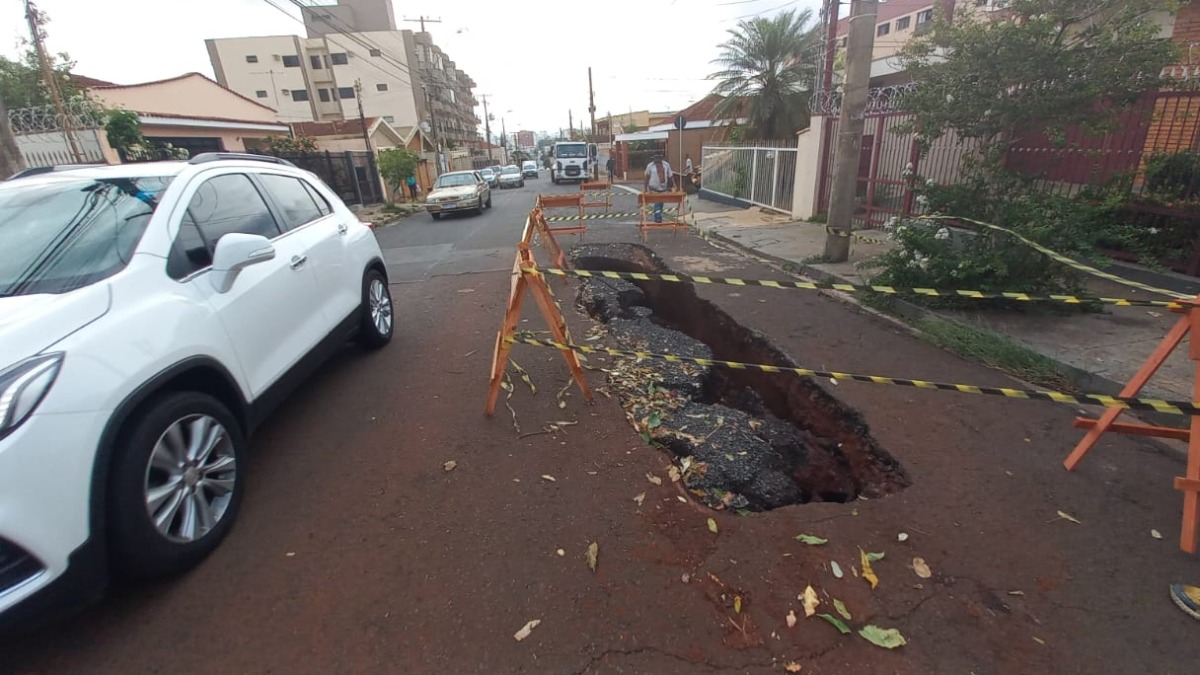 buracos na rua