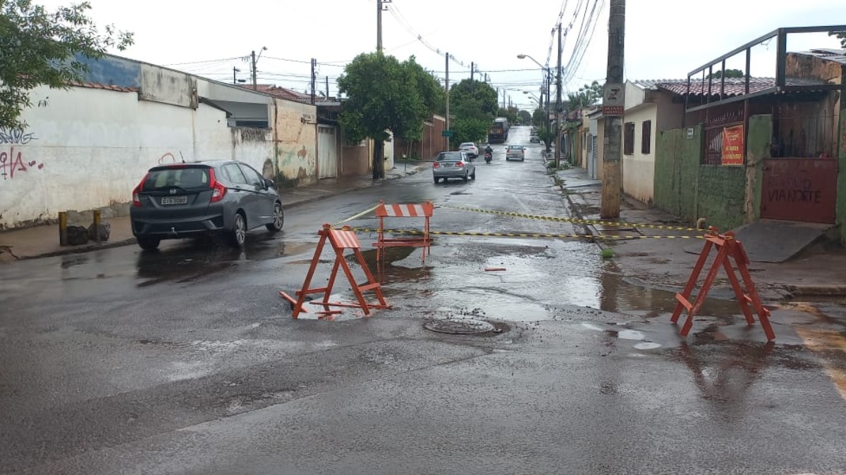 buracos na rua