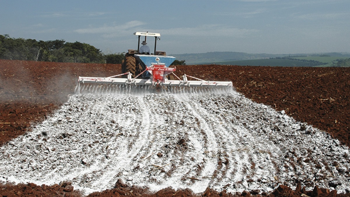 calcário para acidez do solo