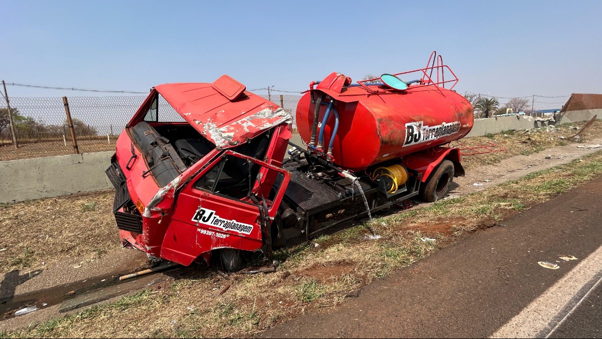 acidente caminhão pipa