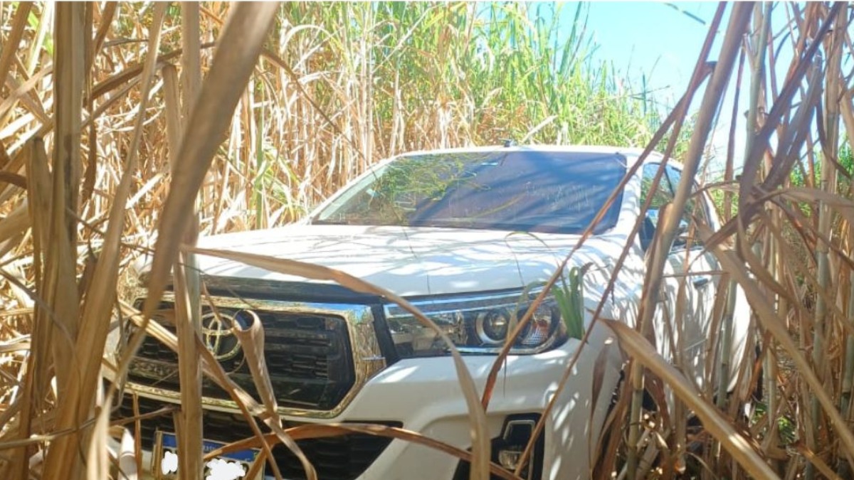 Caminhonete de luxo que havia sido