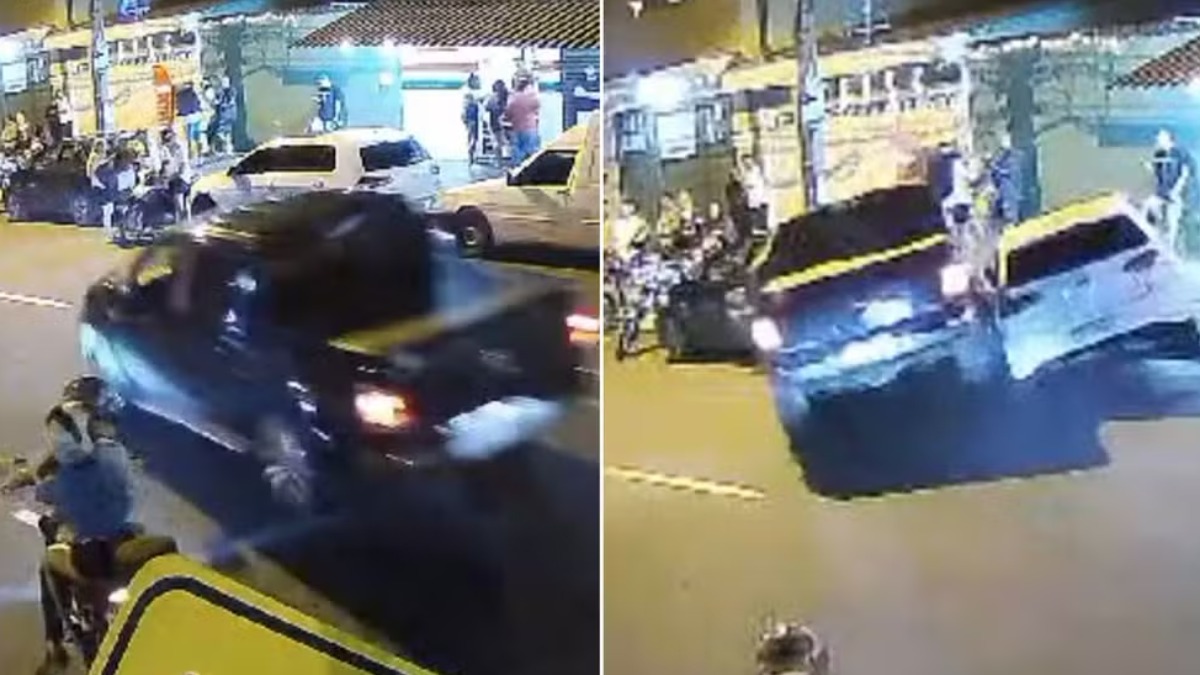 Motorista de caminhonete que atropelou clientes