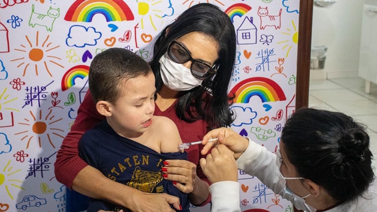 Mortes de crianças por Covid