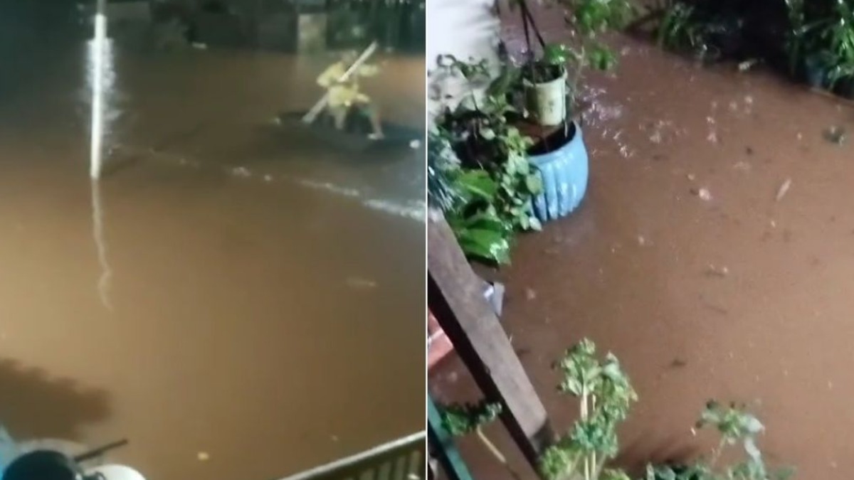 Comunidade da Locomotiva volta a alagar