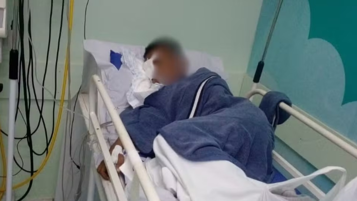 criança perde visão