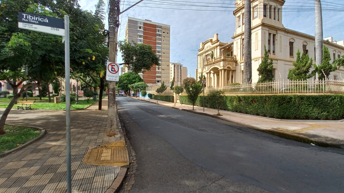 interdição rua Lafaiete