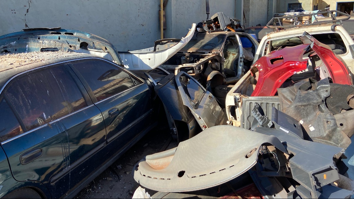 comércio ilegal peças veículos