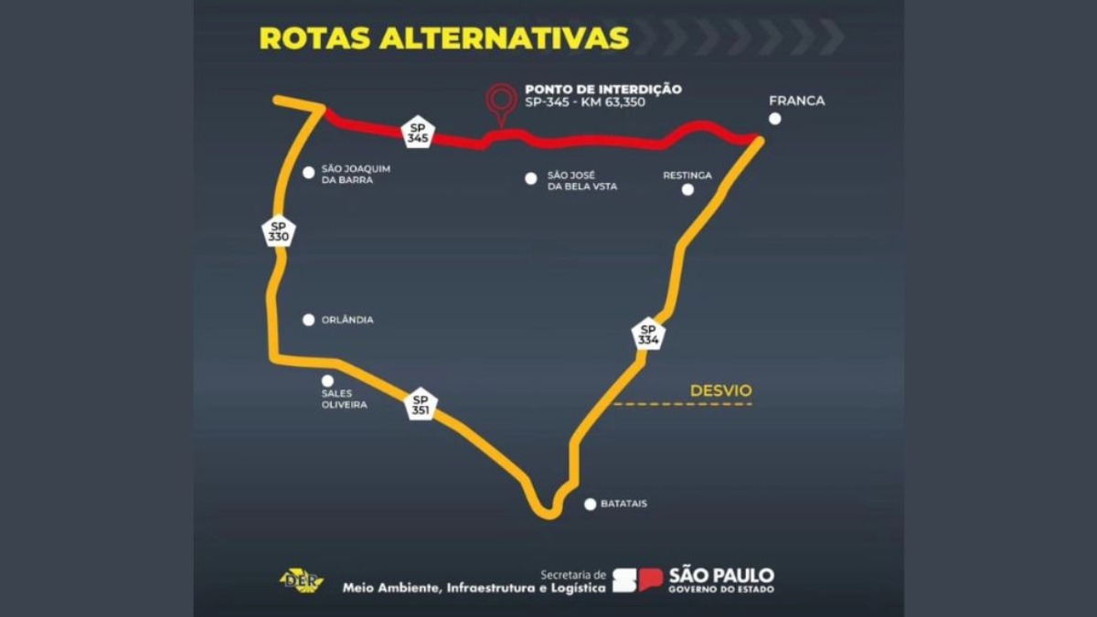 Ponte interditada faz dobrar a distância