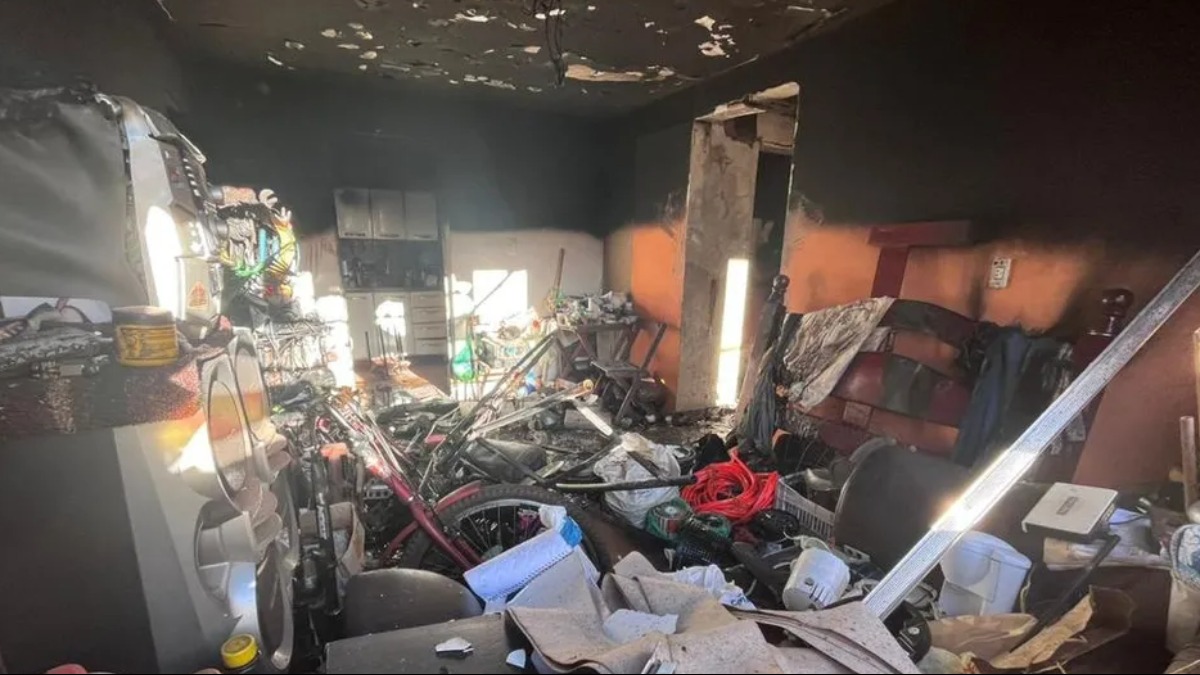 morte carbonização