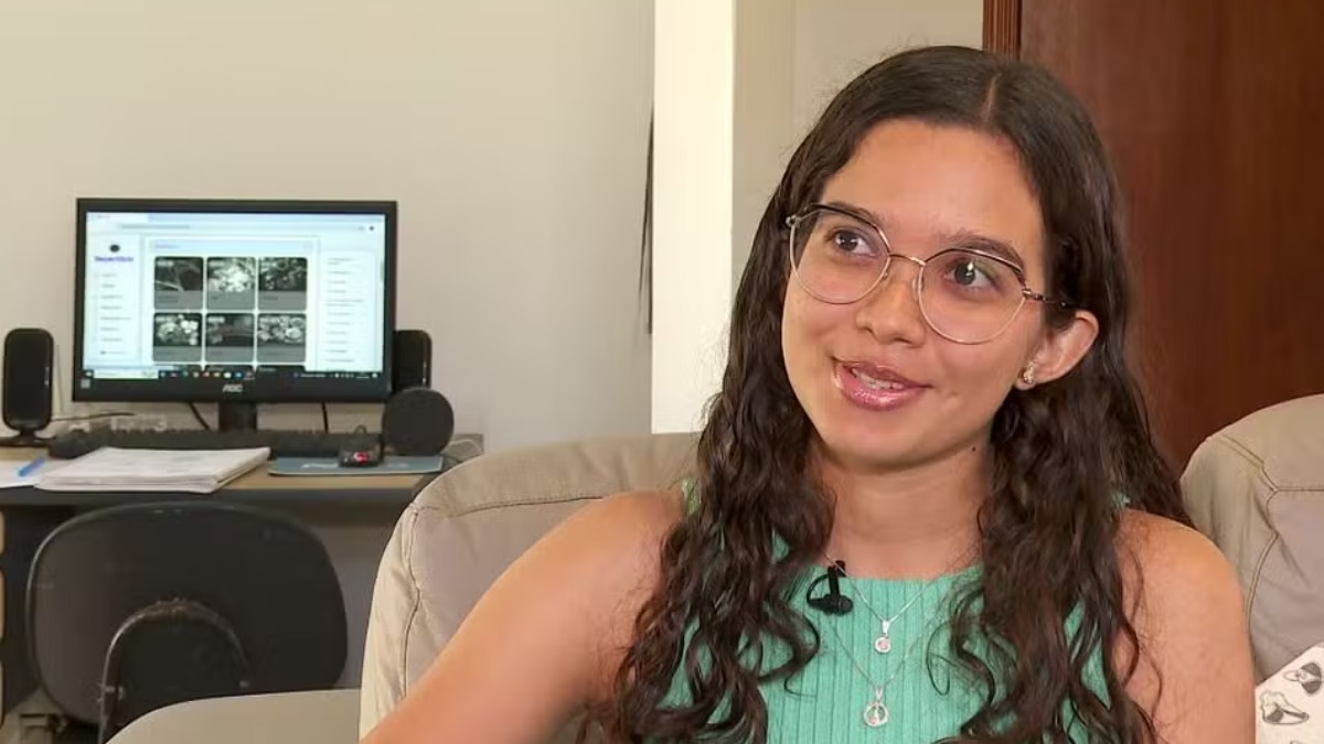 Aluna da rede pública de ensino