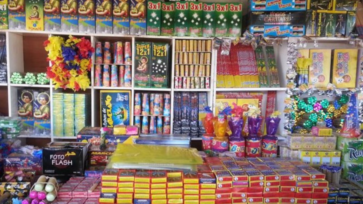 fogos de artifício proibidos