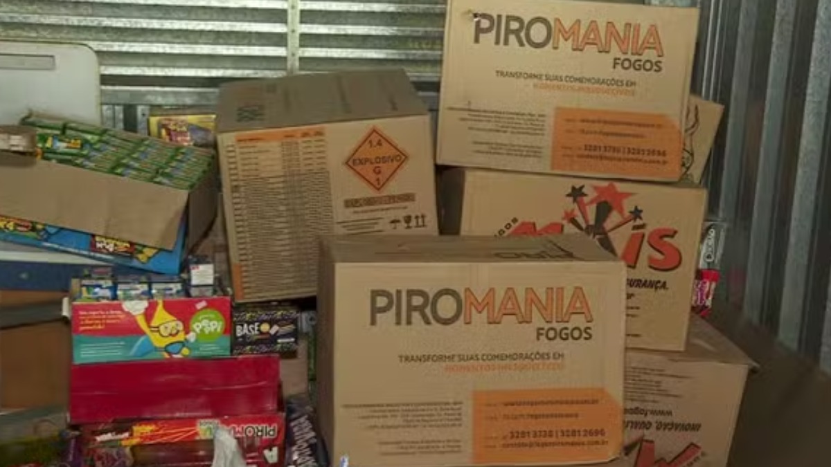 Polícia apreende fogos de artifício ilegais