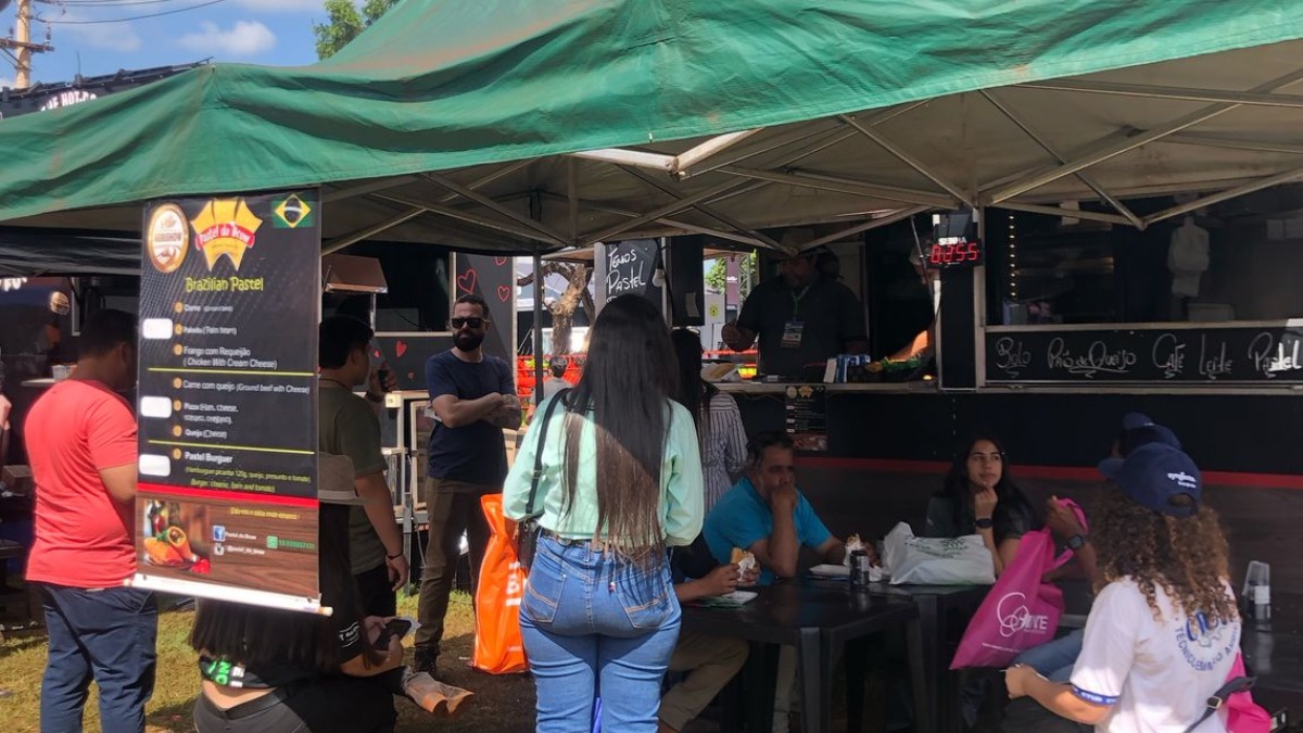 Agrishow também tem pontos de alimentação
