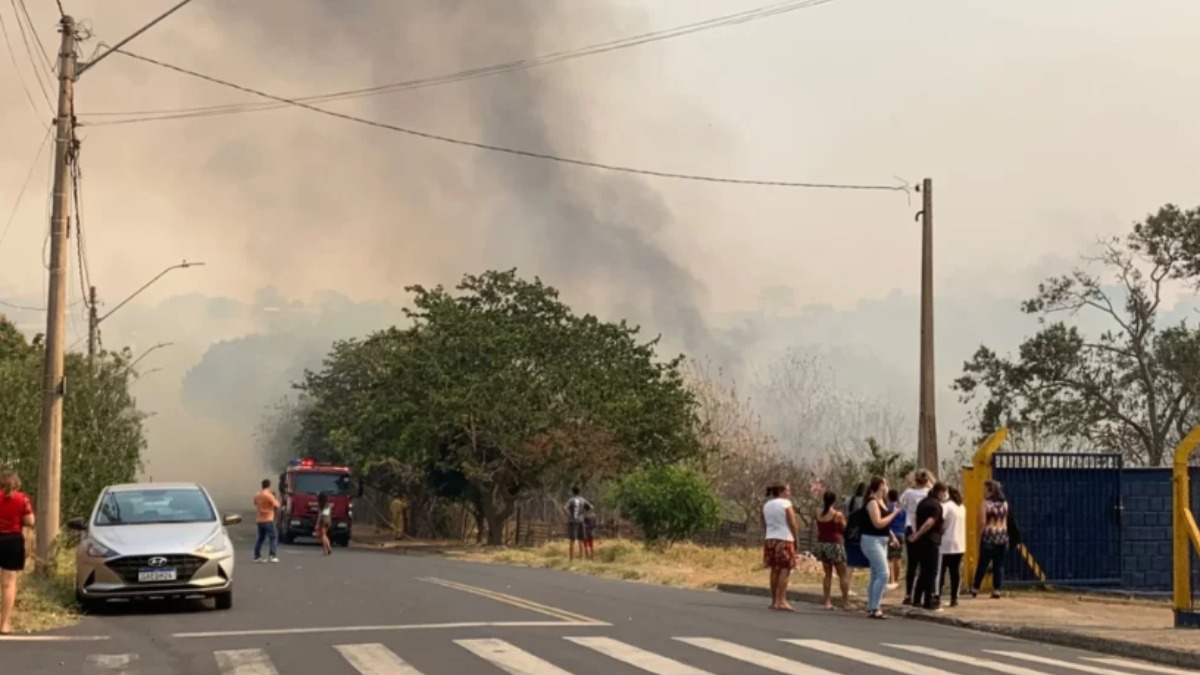 incêndios na região central