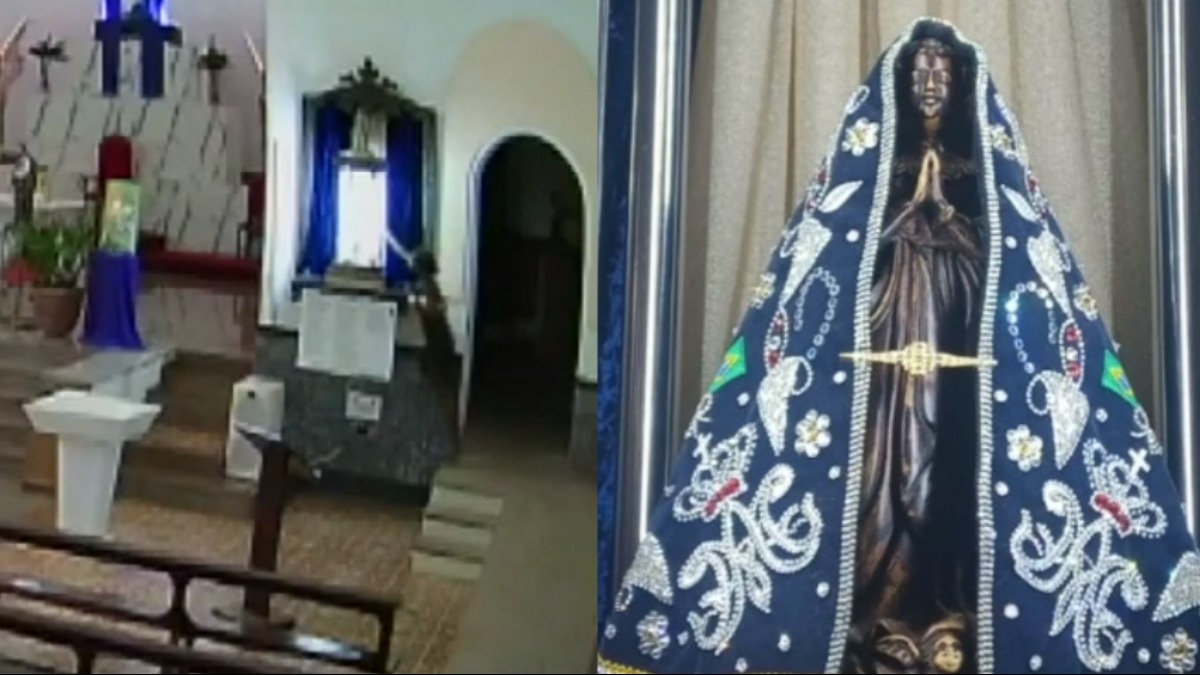 Roubo coroa Nossa Senhora Aparecida