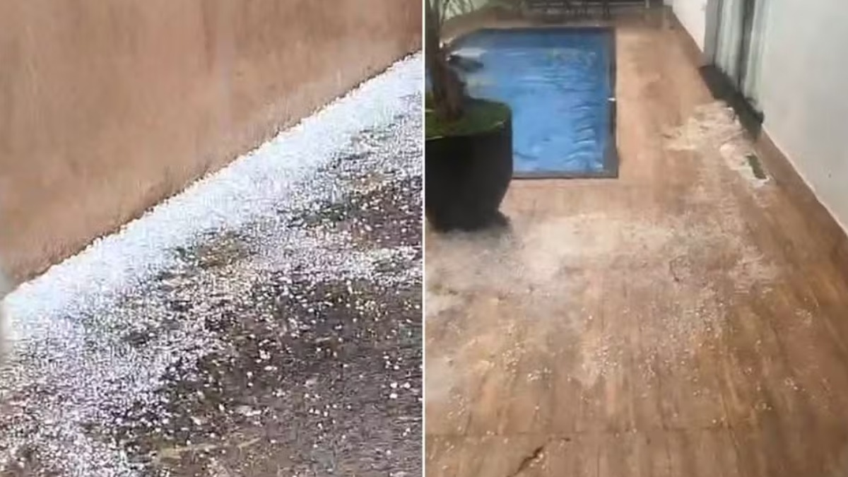 Temporal causa estragos na tarde desta