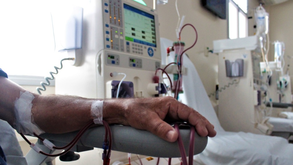 Falta d'água em diálise