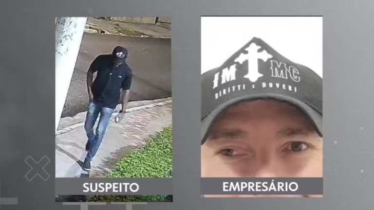 Câmera de segurança flagra homem utilizando