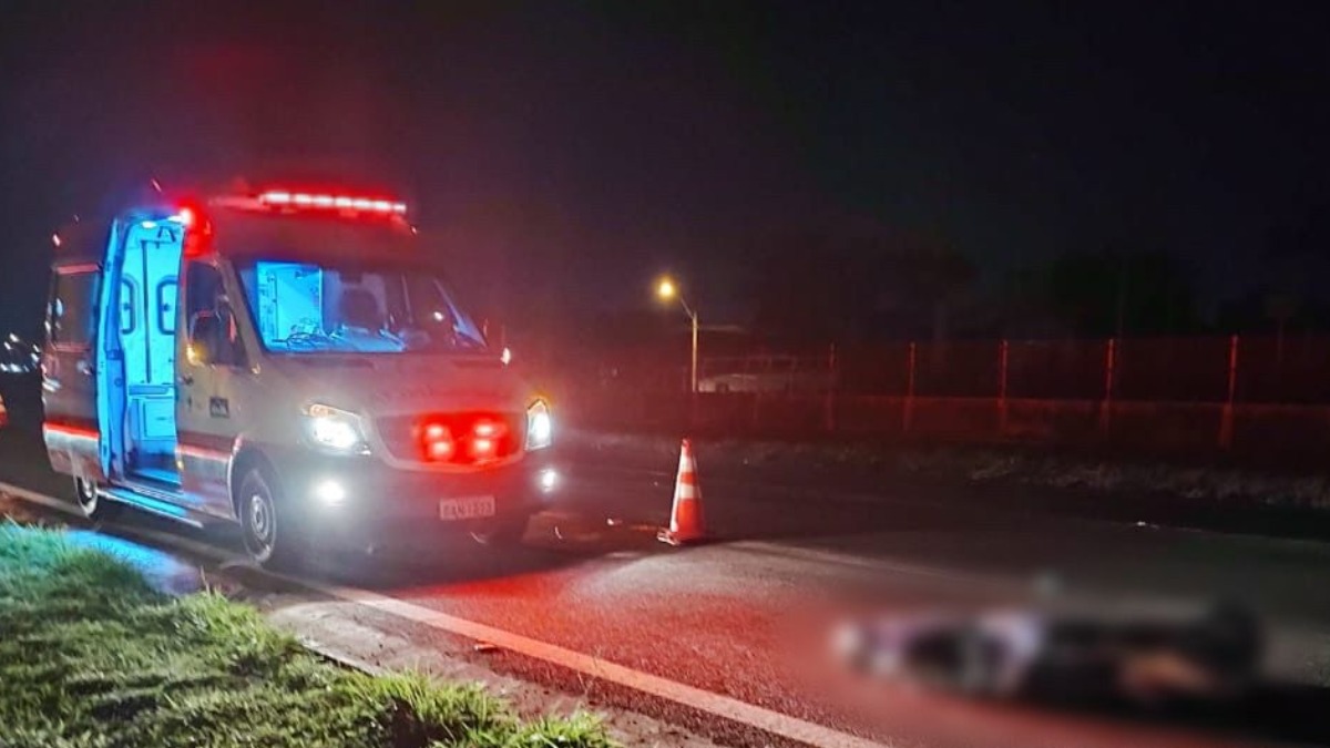 morte atropelamento moto