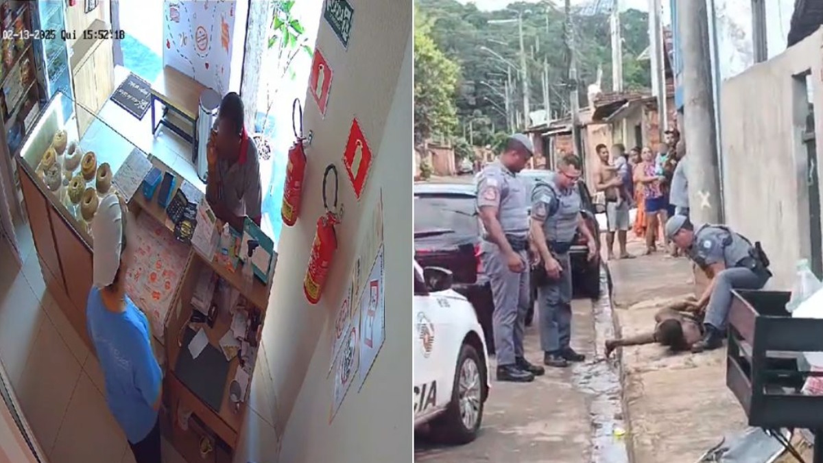 Homem é preso e baleado pela