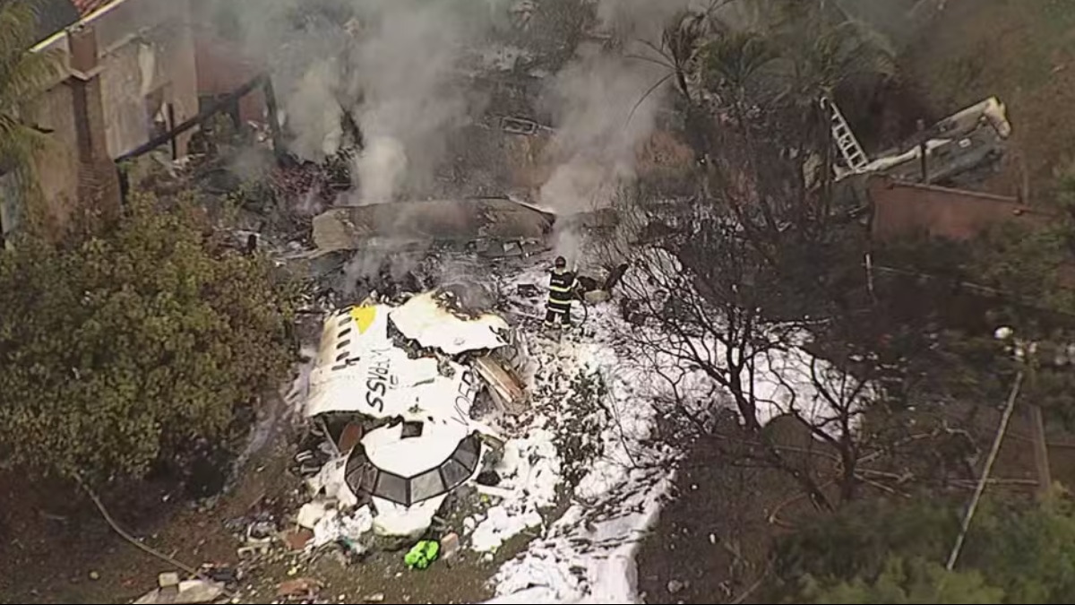 acidente aéreo Vinhedo