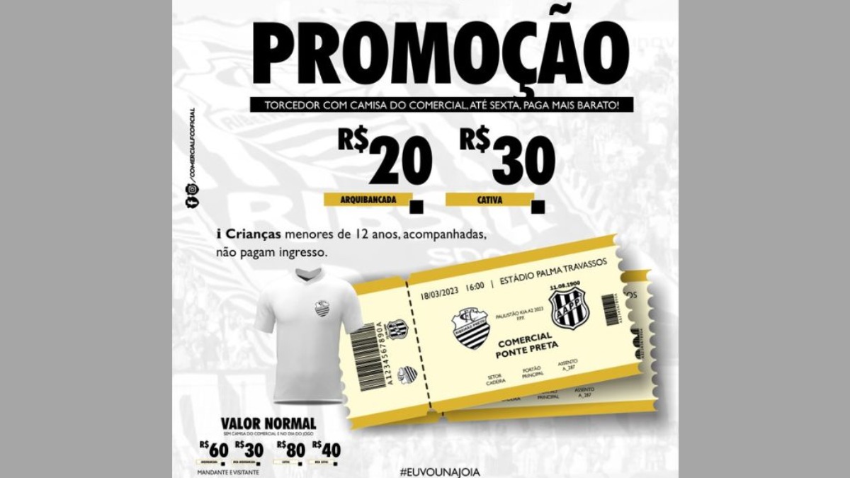 ingressos promocionais