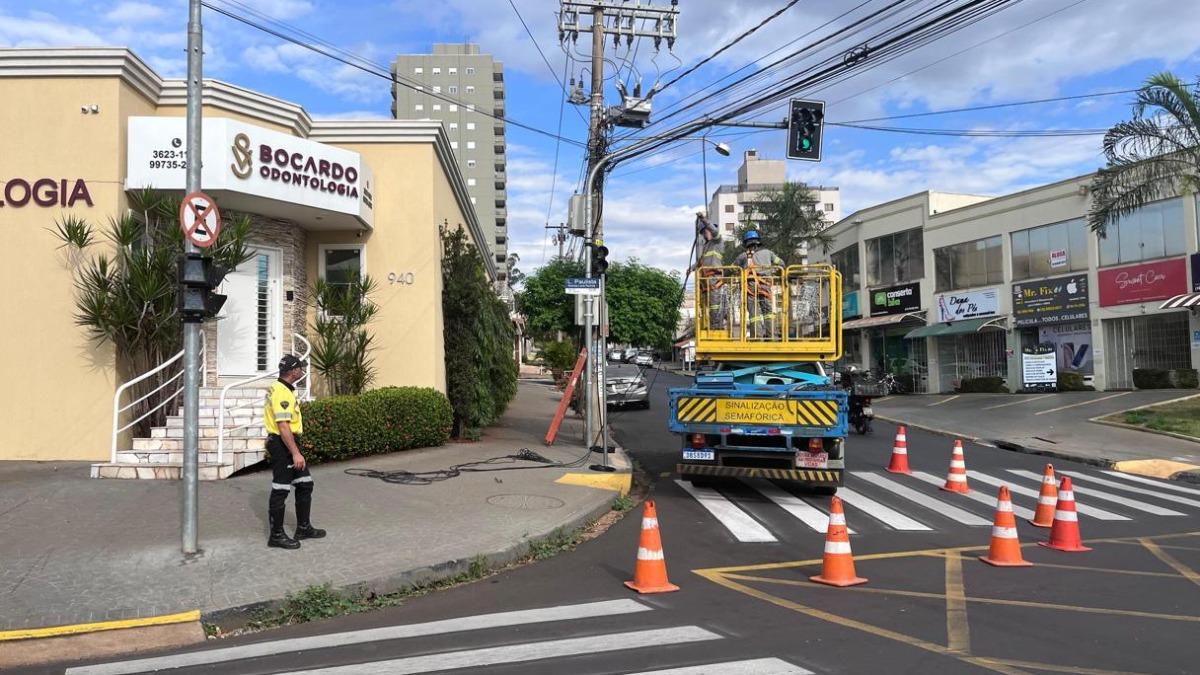 semáforos para pedestres