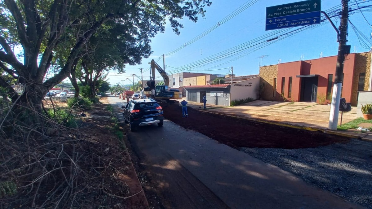 Avenida Costábile Romano tem interdição parcial