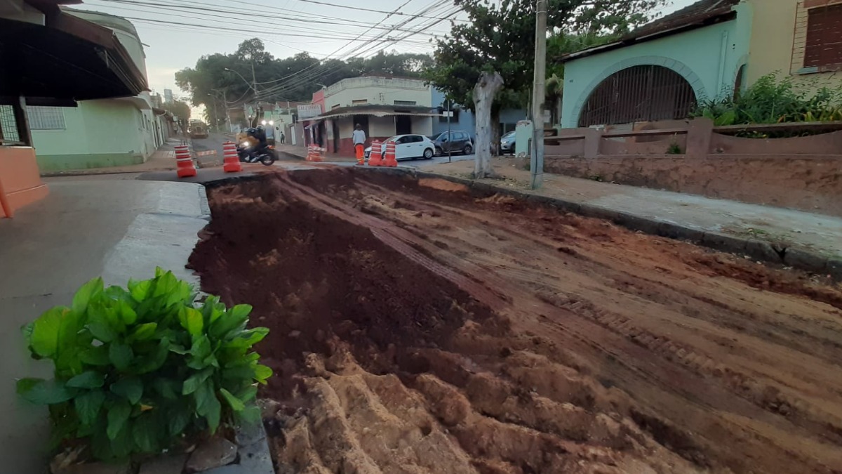 interdição rua Tamandaré