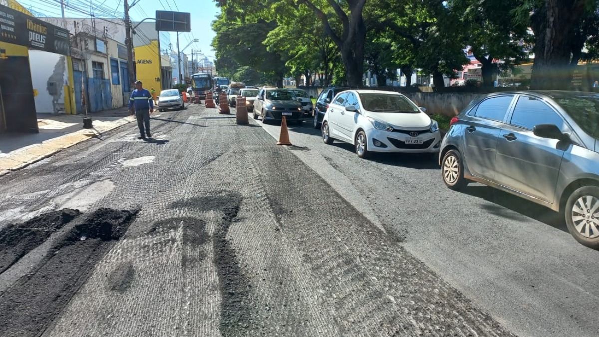 interdição avenida Francisco Junqueira