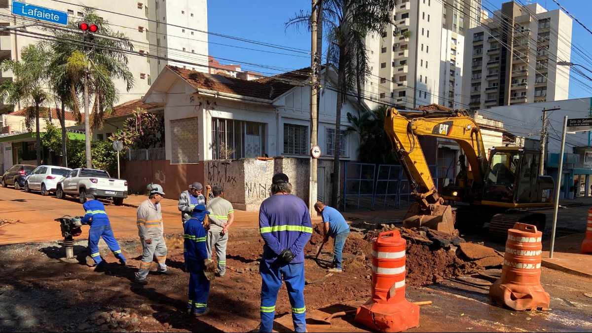 Novo trecho da rua Lafaiete é
