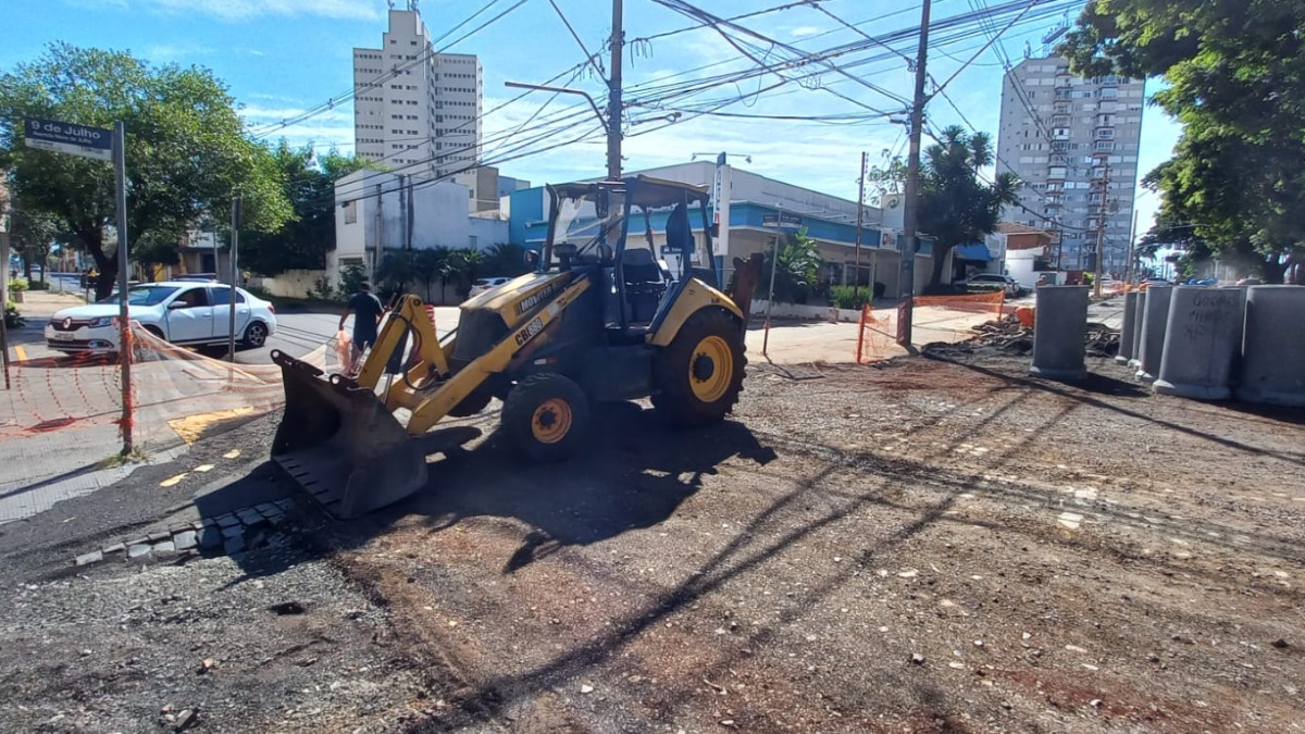 interdição Avenida 9 de Julho