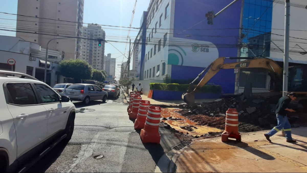 interdição Rua Lafaiete