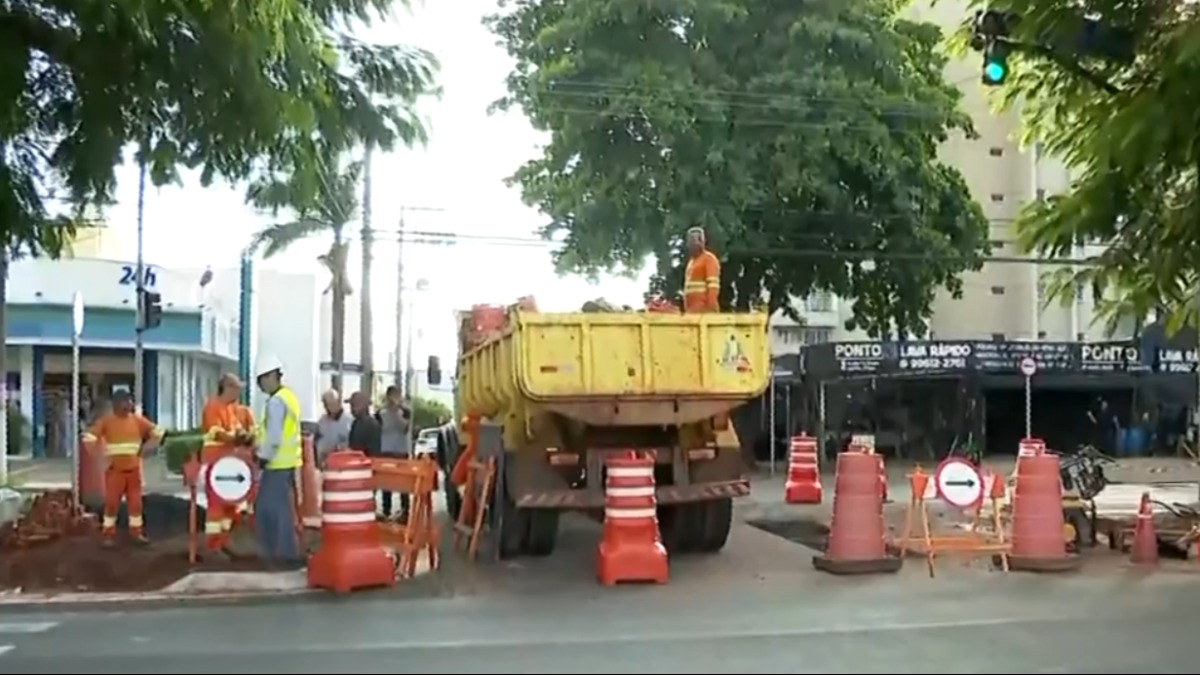 Novo trecho da avenida Treze